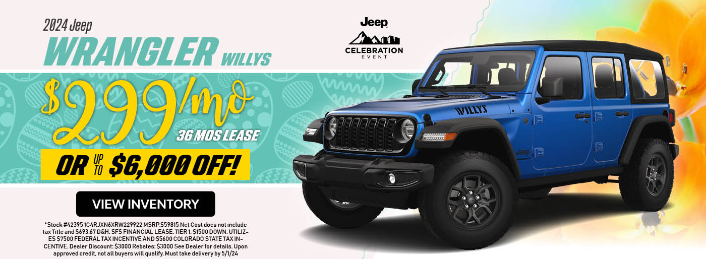New 2024 Jeep Wrangler Willys